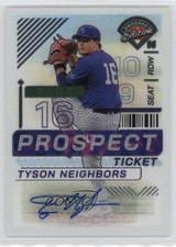 2024 Panini Prospect Edition Holo Signatures Tyson Neighbors #65 Auto r9d