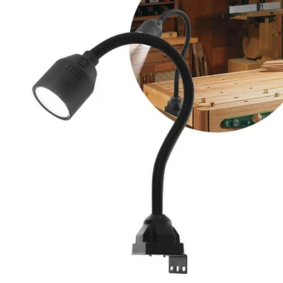 LED Work Desk Light, Machine Work Light, Super Bright Flexible Gooseneck Light