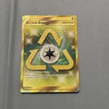 Recycle Energy (Secret) 257/236 Sm-Unified Minds Holo Gold Card Lightly Played