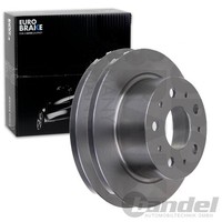 2X Eurobrake Bremsscheiben 300Mm Voll Hinten Passend FÜR CitroËN Jumper Fiat