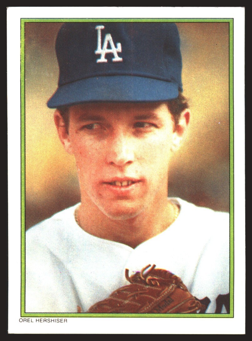 1986 Topps All-Star Glossy #24 Orel Hershiser