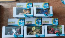 Sonic The Hedgehog Pull Back Car  Set Of 5 Complete