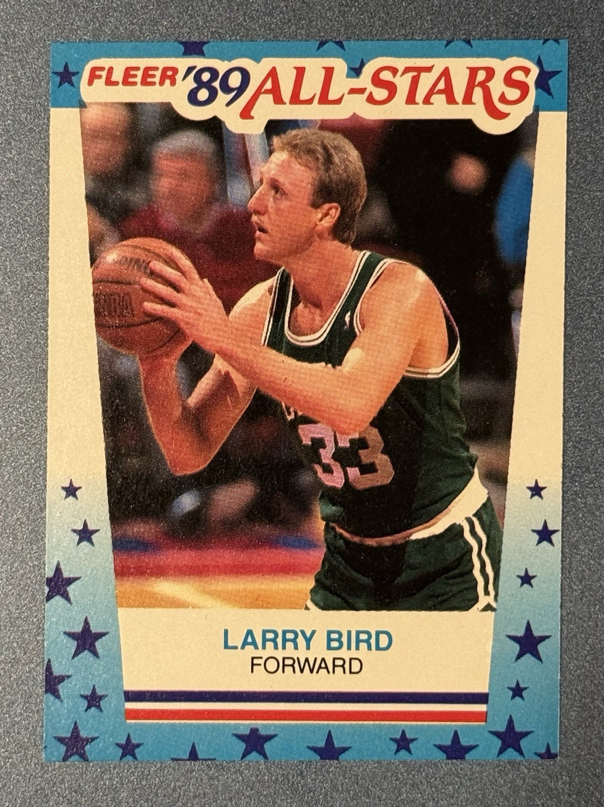 1989-90 Fleer Larry Bird Stickers #10 Celtics