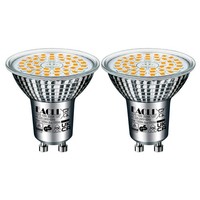 GU10 LED Leuchtmittel Warmweiss Strahler 3000K 1050 Lumen 120 Grad 10W 2Er-Pack