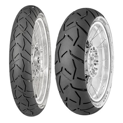 PAAR MOTORRADREIFEN CONTINENTAL 120/70-17 (58W) + 160/60-17 (69W) TRAILATTACK 3
