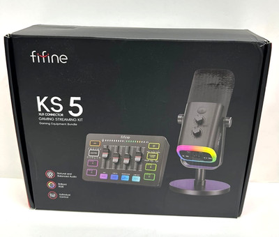 FIFINE Gaming Equipment Bundle, Dynamic XLR/USB Gaming Microphone Set with Strea