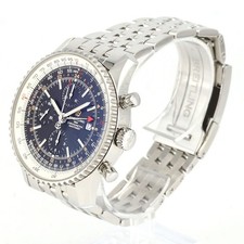 Authentic Breitling Navitimer Chronograph GMT46 A24322/A242B-2NP Stainless S... 2