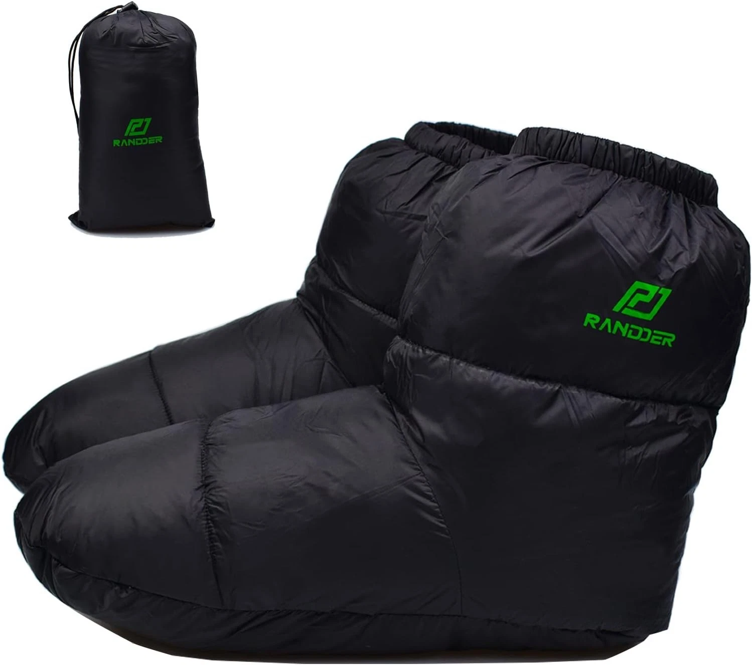 Down Booties Warm Socks for Men & Women - Ultralight Sleeping Sock for Camp, Bac