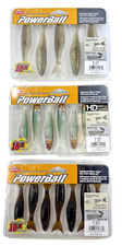 3 PACK Berkley PowerBait PowerStinger Fishing Bladed Jig Trailer 3 HD TruColor