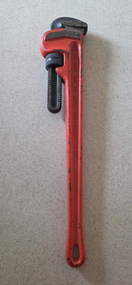 RIDGID 24 in Adjustable Pipe Wrench 2-1/2 in Jaw Non-Ratcheting Steel 31030