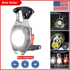 Versatile COB Keychain Work Light - 1600 Lumens, 7 Modes, Waterproof  Rechar...