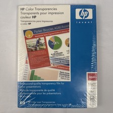 HP Color LaserJet Transparencies 50 Sheets 8.5x11 C2934A Professional Film New