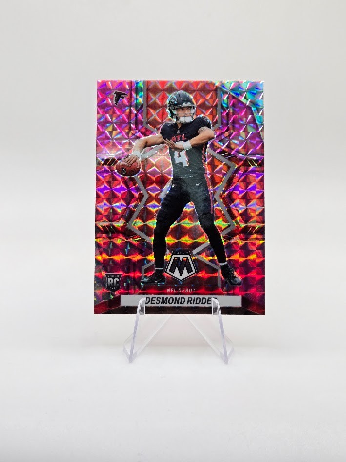 Desmond Ridder 2022 Panini Mosaic RC Pink Camo Prizm #271 Falcons