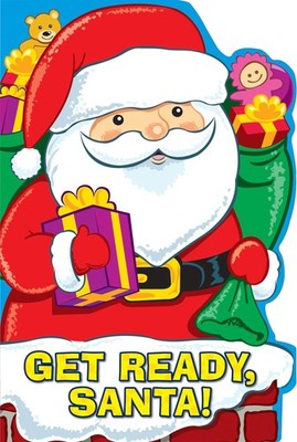 Get Ready, Santa! - Shaped Board Book