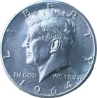 1964 Proof Kennedy Half Dollar- Accented Hair FS-401