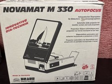 Braun Novamat M330 Autofocus Slide Projector Wired Remote , Tray