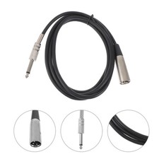 1pc Stage Signal Audio Audio Cable Cable Extension Cord Wire Black