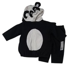 Infant Carter's Fleece Baby Panda Costume - Black White - Various Sizes - NWT