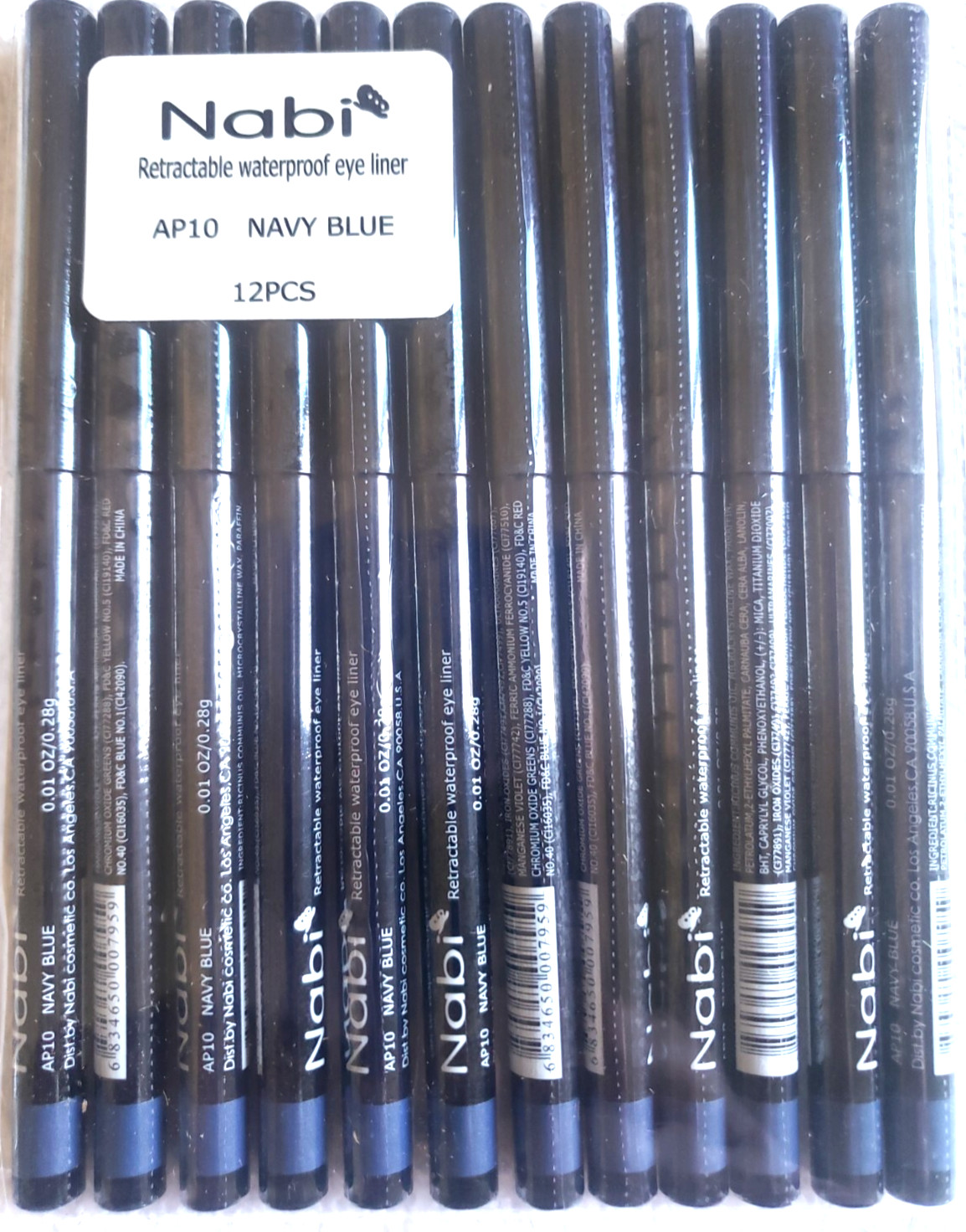 Retractable Waterproof Eyeliner 12 Eyeliners Lot Silver Color And More To Select