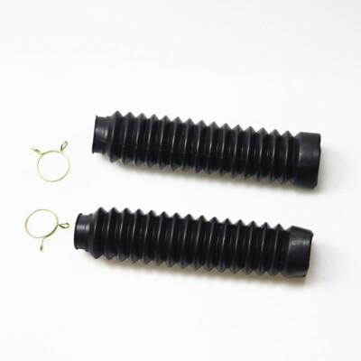 Black New Fork Boots Rubber Dust Cover For CG125 95-96 CG125 04-07 Street Bike | UK