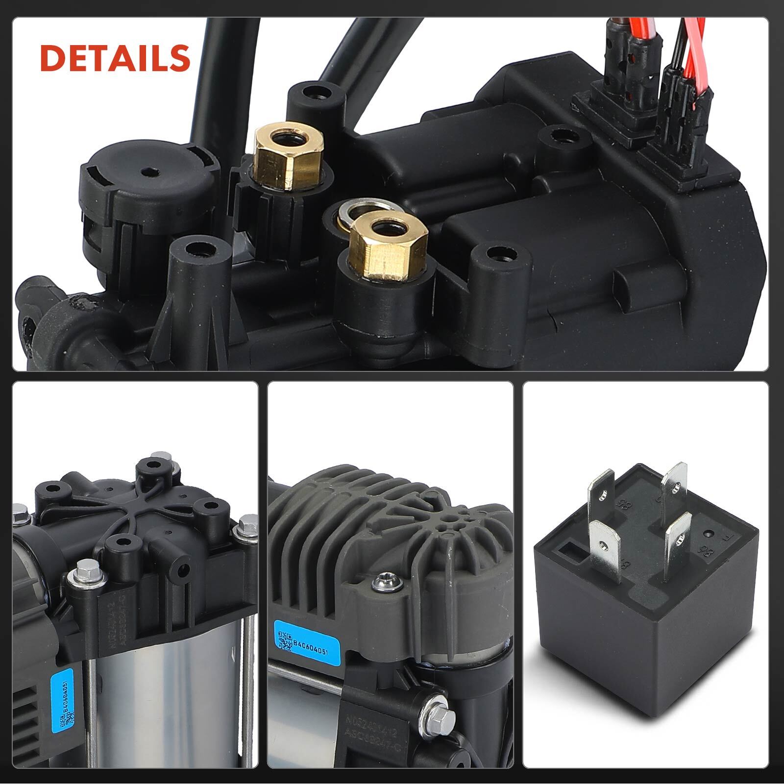 Air Suspension Compressor for Maserati Levante	2017-2020 Sport Utility AWD DOHC