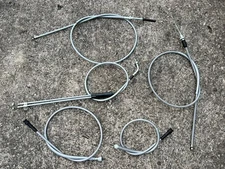 Honda CB250K CB350K Throttle Brake Speedometer Clutch Tachometer Cable Grey set