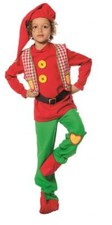 Zwerg Gnom Wichtel Kostüm Zwergen Kinder Mädchen Jungen Hut Mütze Bart Perücke