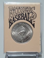 FATHERS OF BASEBALL ALBERT SPALDING UNCIRCULATED 5$ NEW QUEENSLAND MINT COIN
