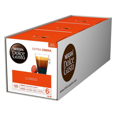 NESCAFÉ Dolce Gusto Lungo 3er Pack 48 Kapseln 100% Arabica Extra Crema NEU OVP