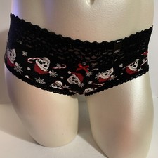Torrid Hipster Panties Underwear Christmas Santa Skull Wide Lace Plus 4 26