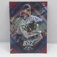 2022 Topps Fire Baseball Shane Baz Base RC #134 Flame Parallel