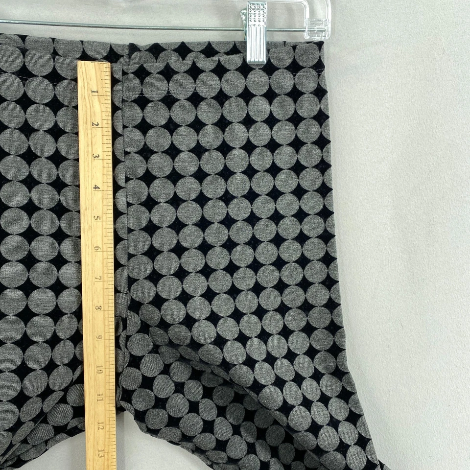 Bryn Walker Printed Legging Womens Size Small Black Gray Dot Pull On Ankle - Image 4 of 4