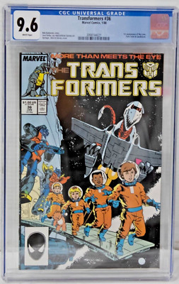 Transformers #36 CGC 9.6 | 1st Sky Lynx | Marvel 1988 | Spacehikers 
