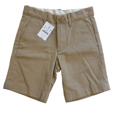 NWT Crewcuts Boys' Stretch Stanton Short Chino Khaki Size 5