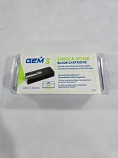 Lot Of 5 GEM RUNNER RELOADABLE SAFETY BLADE CARTRIDGES.  100 CT STAINLES