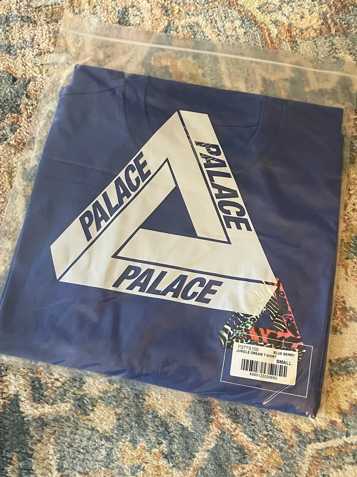 PALACE MAGLIETTA PALAZZO SKATEBOARD JUNGLE DREAM BLU BACCA PICCOLA AUTUNNO 2024 SETTIMANA 7