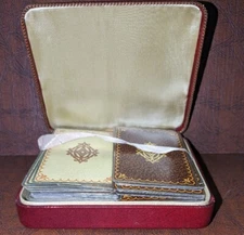 Congress Vintage Playing Cards 2 Deck Hard Case READ 
