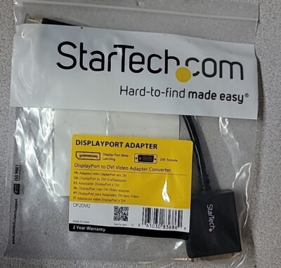 STARTECH DP2DVI2 DisplayPort to DVI Adapter
