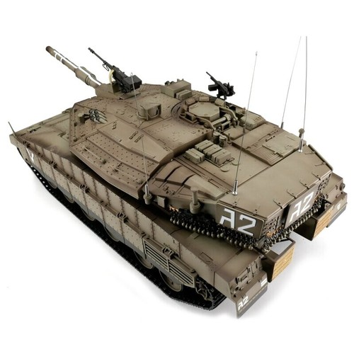 RC Panzer MERKAVA IDF MKIV 1:16 V7.0 Pro Metallketten u Fahrwerk incl MG Bausatz - Bild 4 von 16