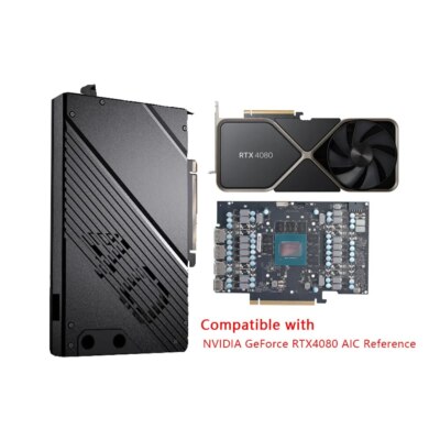Granzon GPU Wasserblock für GALAX/NVIDIA GeForce RTX 4080 AIC Reference Edition