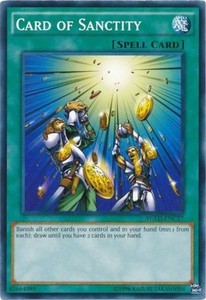 Card of Sanctity - YGLD-ENC27 - Common - Unlimited Edition x3 - Near Mint