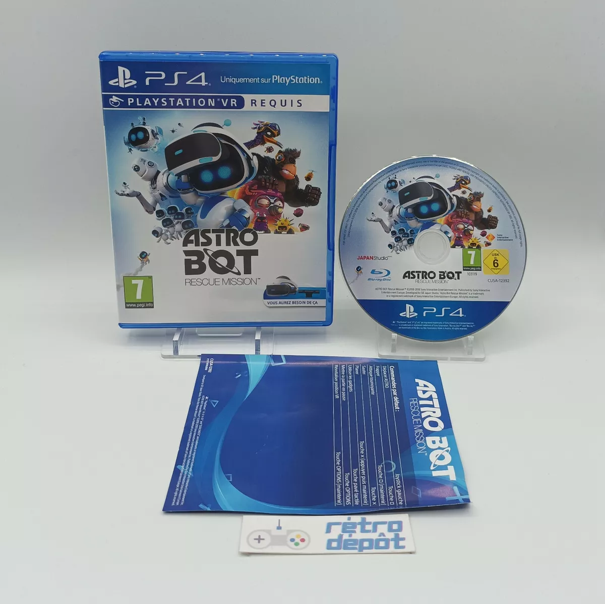 Astro Bot Rescue Mission VR/PLAYSTATION 4/PS4 / Pal / Fr | eBay