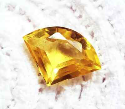 Stunning Natural Yellow Fancy Cut Sapphire 10.85 Ct EGL Certified Loose Gemstone