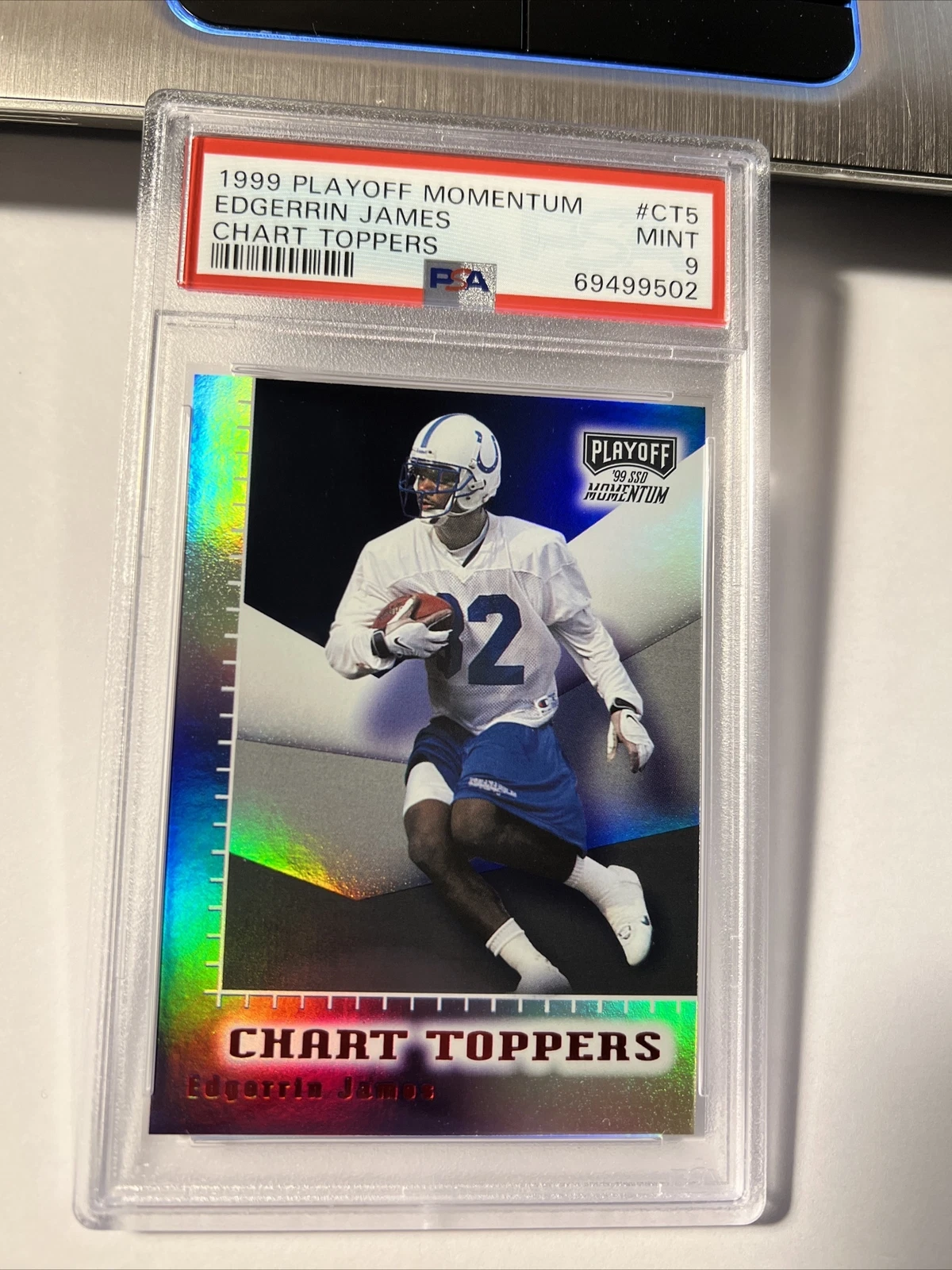 Edgerrin James Playoff Momentum Chart Toppers #CT5 Chart Toppers