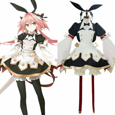 Fate/Grand Order Saber Astolfo Cosplay Costume Halloween Outfit Uniform