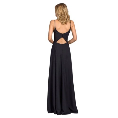 Hayley Paige Occasions Formal Gown Sleeveless Bridesmaid Dress Size 12 - Picture 5 of 12