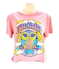 Womens SIMPLY SOUTHERN Choose Kindness owl t shirt LARGE NWT  pink oversized top