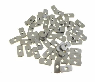 BUCKEYE FASTENER 50 Pack 1/4-20 Spot Weld Nuts - Double Tab - ND 2118