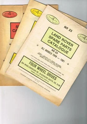 Vintage car brochure  LAND ROVER  Lot 1 x3 - image 1 of 4