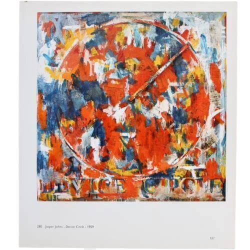 JASPER JOHNS IMPRESIÓN DE PLACA EXPRESIONISTA ABSTRACTO Arte Moderno Neo-Dada Arte POP Foto 2 de 2